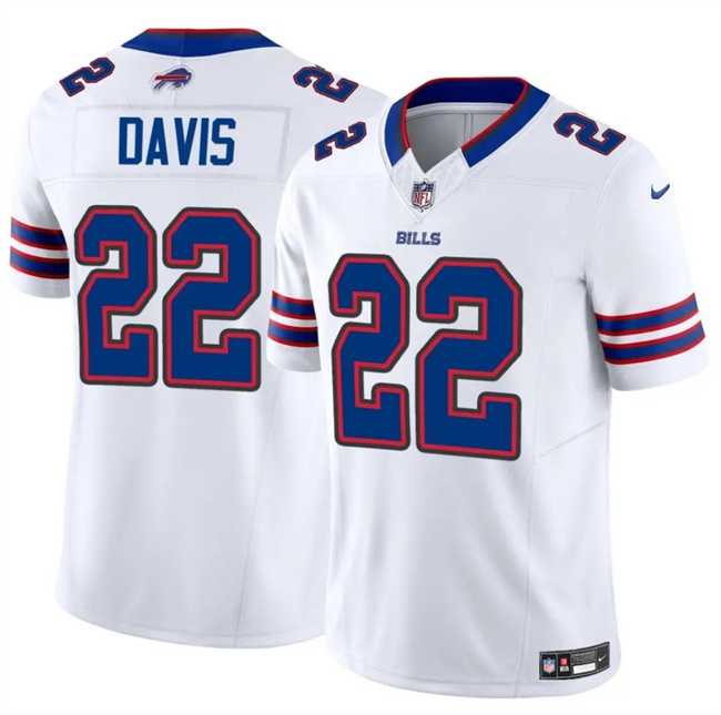 Men & Women & Youth Buffalo Bills #22 Ray Davis White 2024 F.U.S.E. Vapor Untouchable Limited Stitched Jersey Dzhi->buffalo bills->NFL Jersey